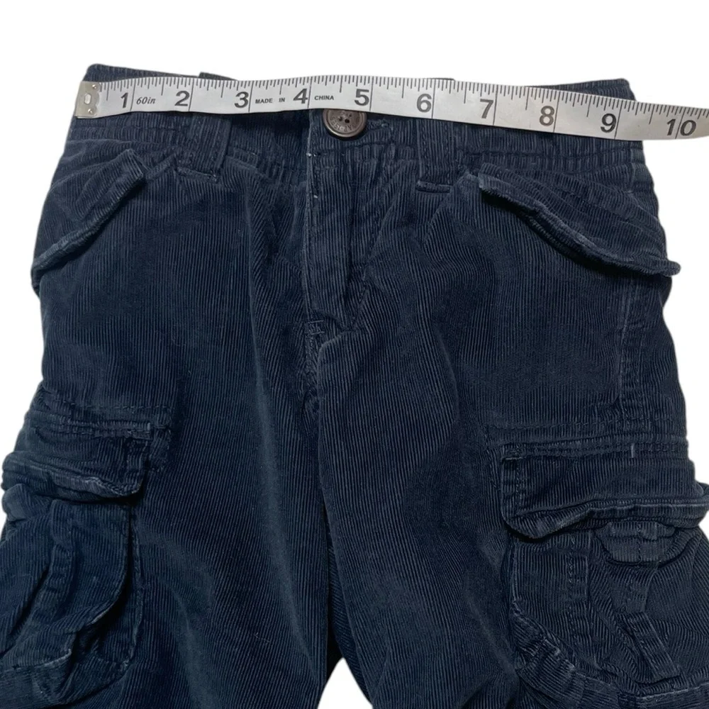 Cargo pants navy blue corduroy baby Gap 12-18 m lined